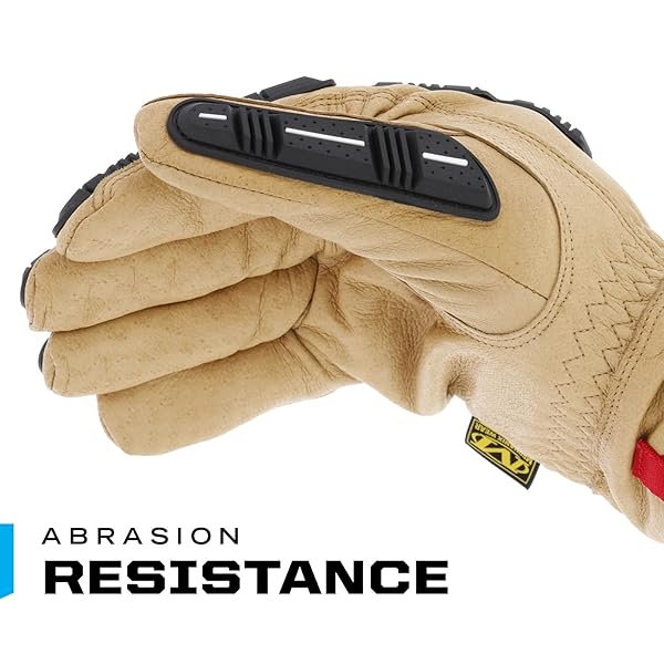 Mechanix Wear Mechanix Wear Durahide M-Pact Driver F9-360 Leather Work Gloves Small Brown Cut Abrasion Impact Protection - View 5 of 10