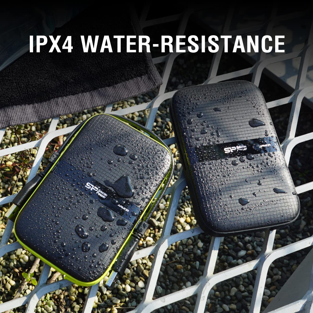 SP Silicon Power Silicon Power 1TB Black External Hard Drive Compatible with PS5 and Xbox Shockproof USB 3.2 Gen 1 - View 5 of 9