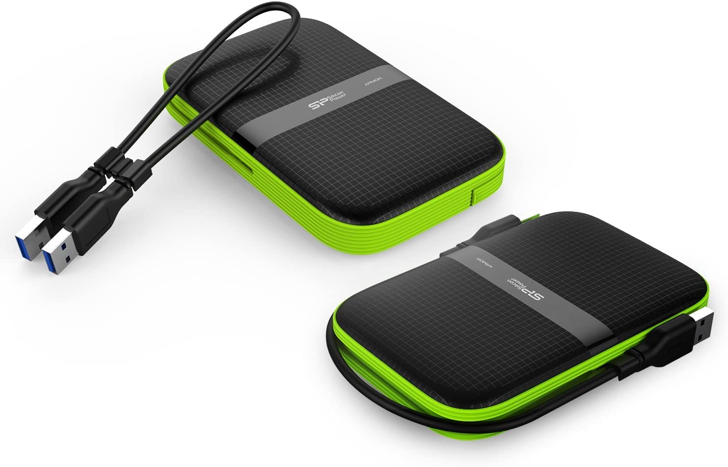 SP Silicon Power Silicon Power 1TB Black External Hard Drive Compatible with PS5 and Xbox Shockproof USB 3.2 Gen 1 - View 8 of 9