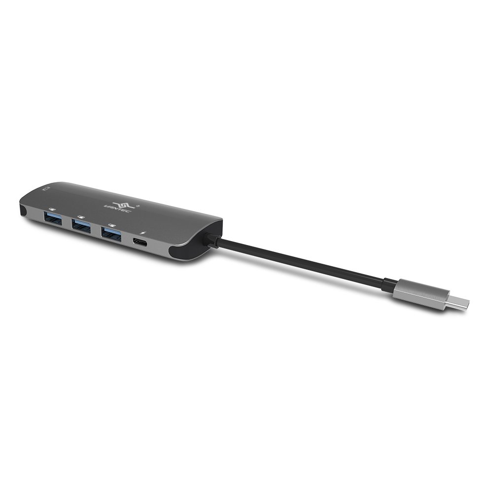 Vantec Link USB-C 3-Port Hub with Power Delivery and HDMI 4K for Fast Data Transfer and Charging - View 3 of 4
