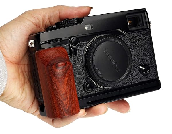 WEPOTO Buy WEPOTO XPRO2-R Hand Grip Quick Release Plate for Fujifilm X-PRO2 - Durable Aluminium & Padauk Design - View 6 of 8