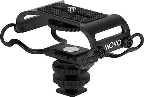 Movo Buy Movo SMM5-B Shock Mount for Zoom & Tascam Recorders - Universal Microphone & Portable Recorder Accessory - View 3 of 8