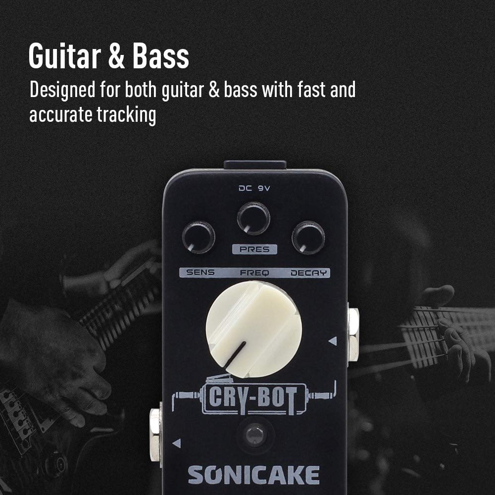 SONICAKE SONICAKE Auto Wah Pedal for Guitar True Bypass Envelope Filter Effect Pedal Ideal for Musicians and Guitarists - View 3 of 9