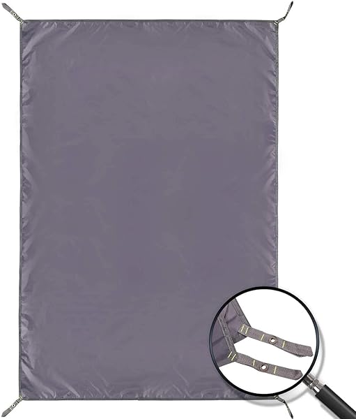 REDCAMP REDCAMP Waterproof Camping Tent Tarp 55x83 Multifunctional Tent Footprint for Camping Hiking Survival Gear Lightweight Compact