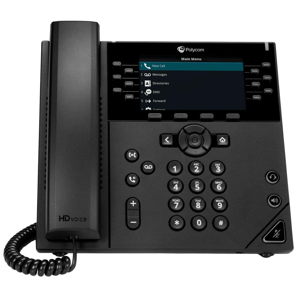 Buy Polycom VVX 450 Business IP Phone - Power Supply Not Included | Best Deals & Fast Shipping