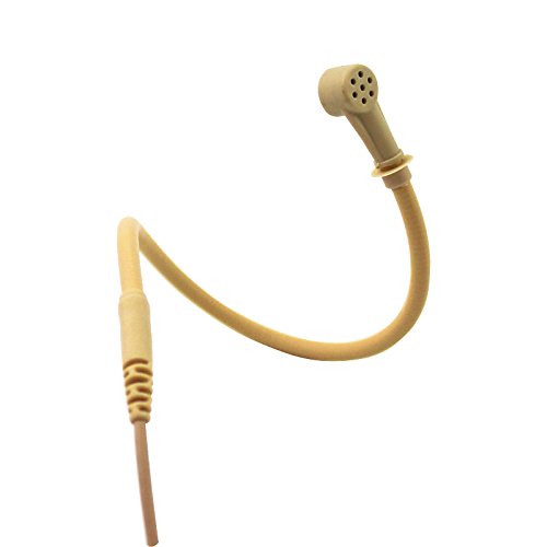 J K J K MIC-J 069 Earhook Headset: Unidirectional Microphone for Audio Technica Wireless Transmitters - Hirose 4Pin Plug - View 6 of 8