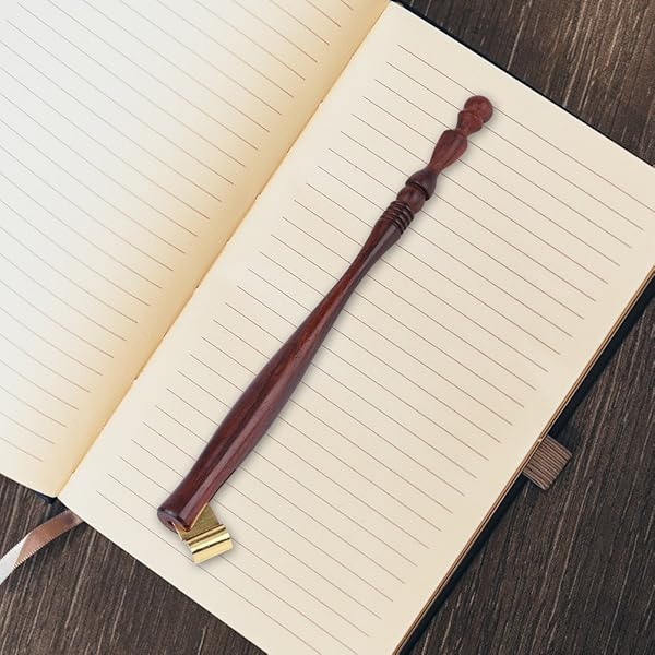 Hilitand Hilitand Rosewood Calligraphy Dip Pen Handle with Removable Flange for English Writing & Drawing - View 6 of 10