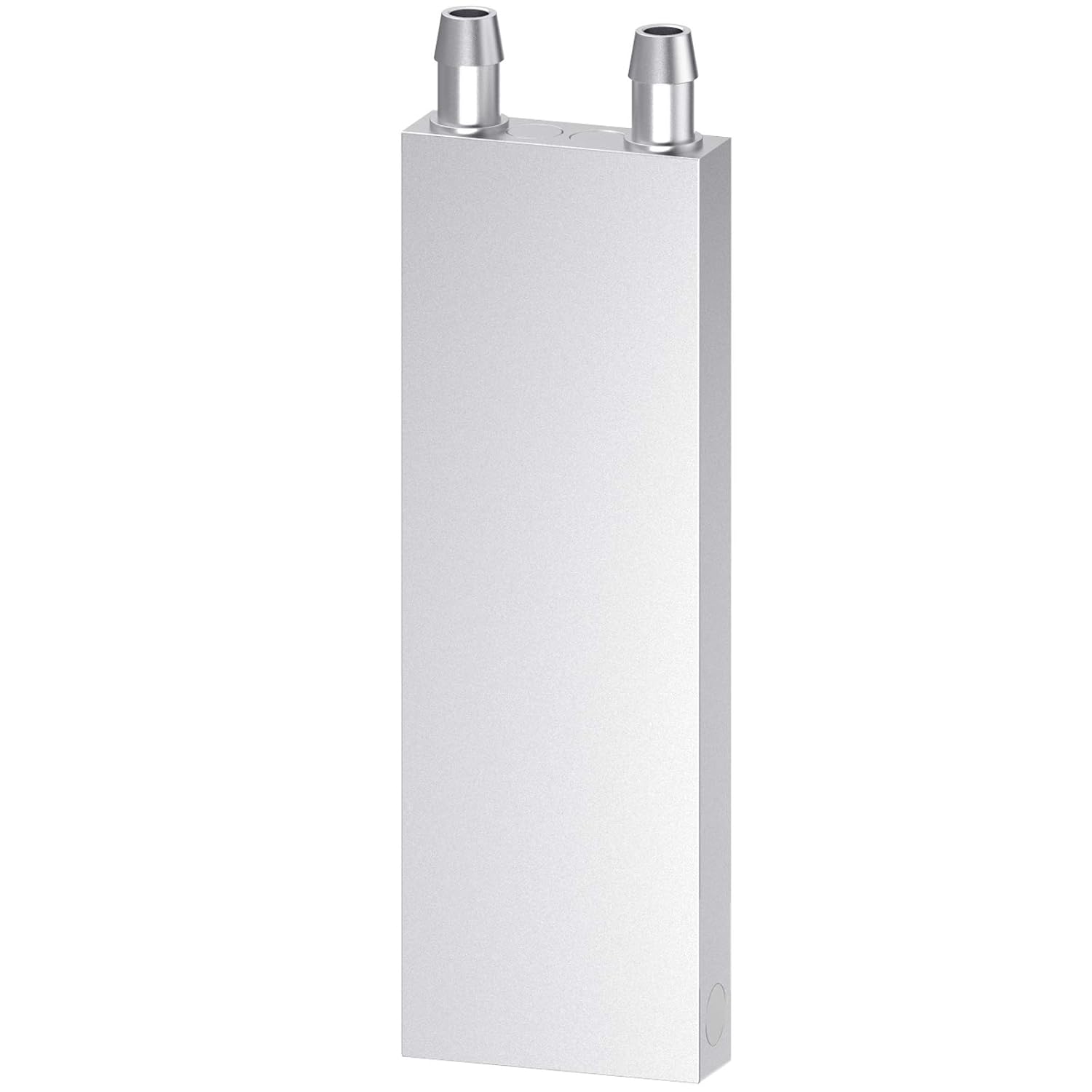 DIYhz Aluminum Water Cooling Block Liquid Cooler Heat Sink for PC CPU Graphics Radiator Heatsink Silver 40mm x 120mm x 12mm