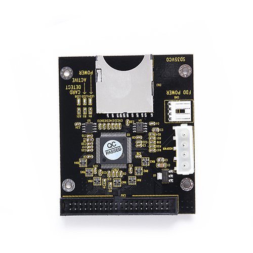 Mustpoint "SD SDHC MMC to 3.5" IDE Adapter Card - 40Pin Male Big PCB for Easy Connectivity"