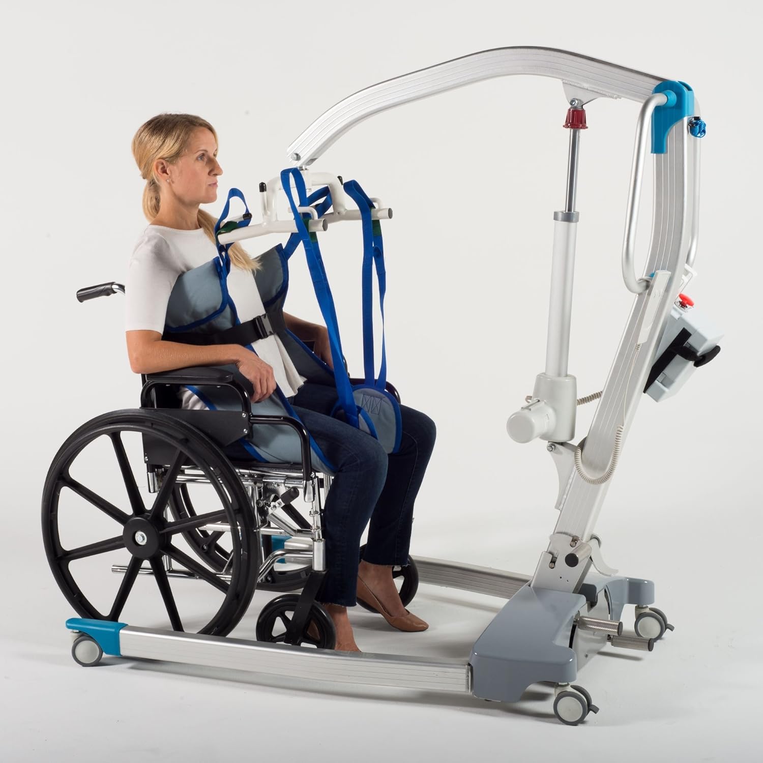 Patient Aid Patient Aid Color-Coded Padded Toileting Sling for 215-325 lbs Full Body Lift and Lower Back Support - View 2 of 8