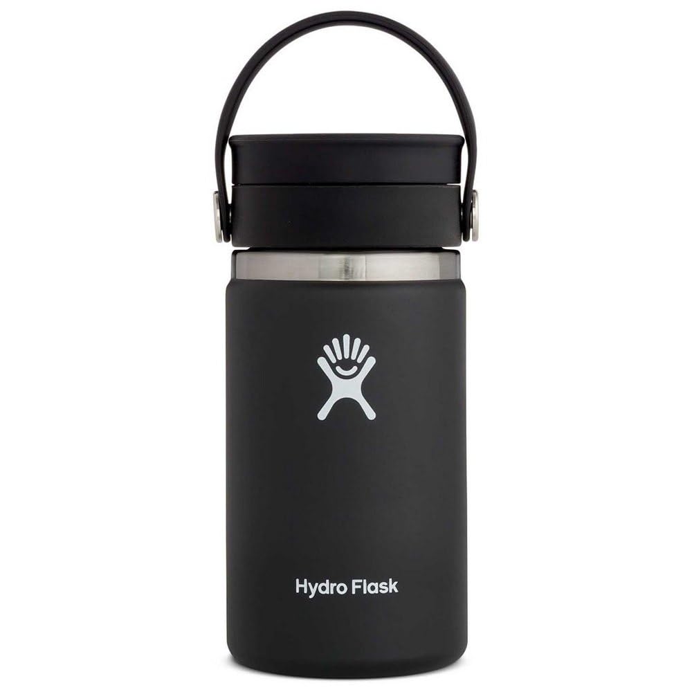 Hydro Flask 12 oz Wide Mouth Bottle with Flex Sip Lid - Black | Durable, Insulated & Stylish Hydration Solution