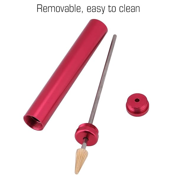 Eujgoov DIY Leather Craft: Top Dye Oil Pen Applicator for Belt Straps - Essential Finisher Tool (Coffee Color) - View 8 of 9