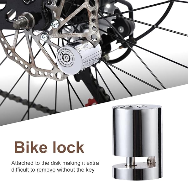 Tbest Disc Brake Lock for Motorcycle and Bike Safety Anti-Theft with Two Keys Ideal for Mountain and Road Bicycles - View 3 of 10