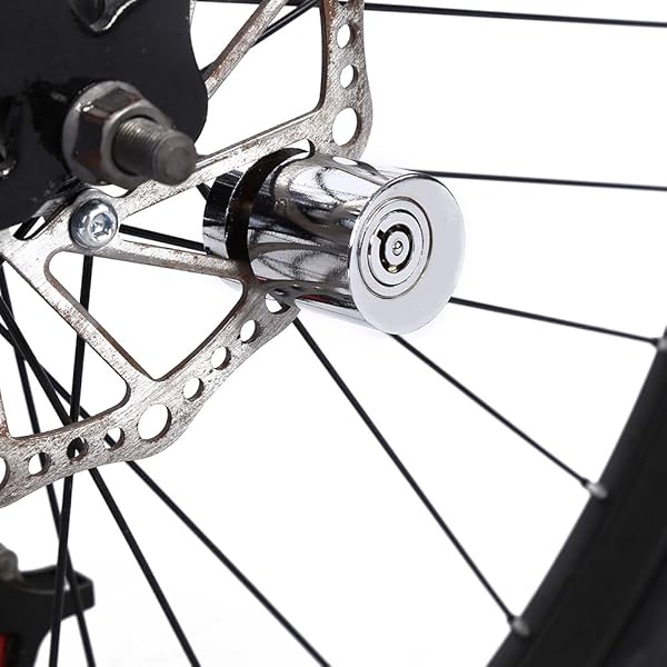 Tbest Disc Brake Lock for Motorcycle and Bike Safety Anti-Theft with Two Keys Ideal for Mountain and Road Bicycles - View 6 of 10