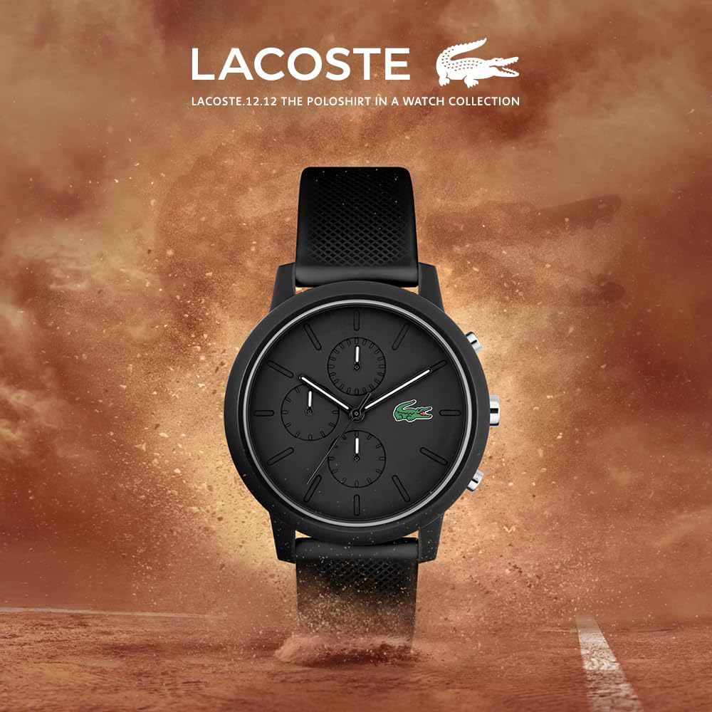 Lacoste 1212 Men's Chronograph Watch TR90 Case Quartz Premium Sporty Fashion Timepiece - View 5 of 8