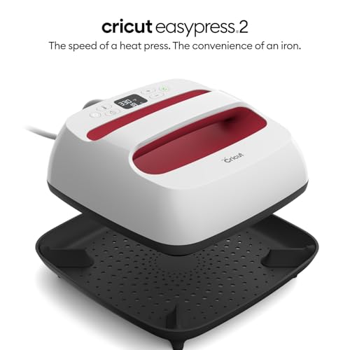 Cricut Buy Cricut EasyPress 2 (9x9) - Perfect Heat Press for T-Shirts, Tote Bags & More | Precise Control & Safety Features - View 3 of 10