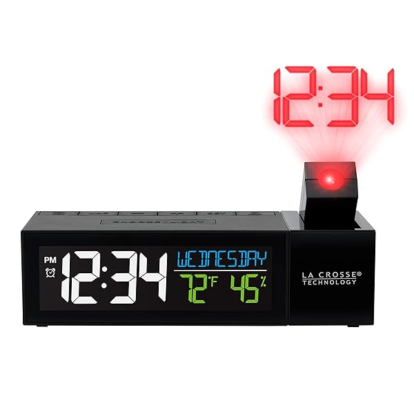 La Crosse Technology Buy La Crosse Technology 616-1950-INT Pop-Up Bar Alarm Clock with USB Charging - Stylish & Functional!