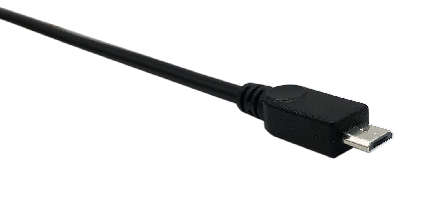 CERRXIAN CERRXIAN 50cm Micro USB to USB Type B Female Extension Cable for Data and Charging with Panel Mount and Screws - View 4 of 6