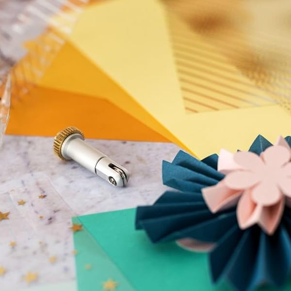 Cricut Maximize Your DIY Crafts with Cricut Scoring Wheel Tip & QuickSwap Drive - 10X Pressure for Perfect Creases! - View 3 of 10