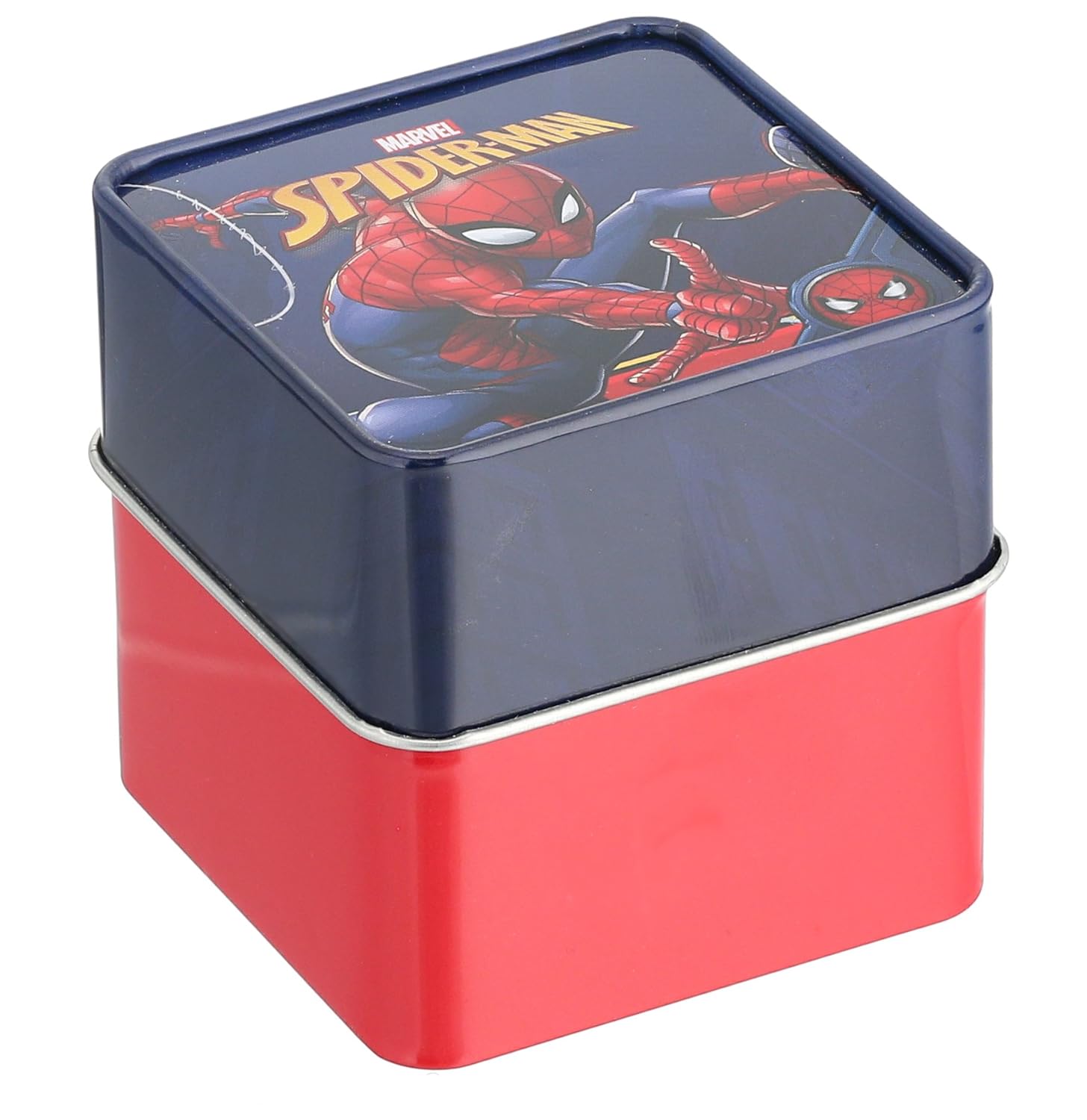 Accutime Marvel Spider-Man Kids LCD Projection Watch with 10 Image Projections Red Plastic Case Light-Up Feature Adjustable Fit for Kids 5.5 to 8 Inches - View 3 of 3