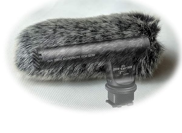 YH&YX YHYX Furry MIC Windshield Windscreen Muff for Sony ECM-GZ1M Zoom Microphone - View 2 of 5
