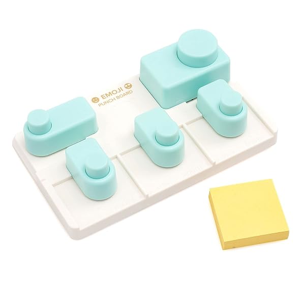 We R Memory Keepers Create Fun Crafts with We R Memory Keepers Emoji Punch Board - 2 Piece Set for DIY Projects