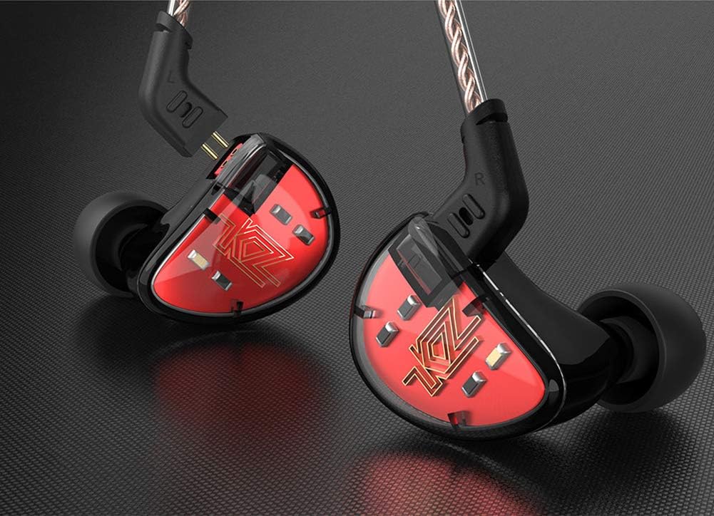KZ KZ AS10 Five-Driver Universal Fit In Ear Monitors High Fidelity Stereo with Removable Braided Cable Black with Mic - View 2 of 7