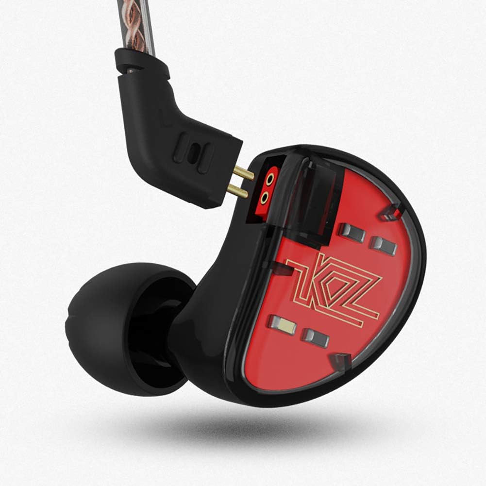 KZ KZ AS10 Five-Driver Universal Fit In Ear Monitors High Fidelity Stereo with Removable Braided Cable Black with Mic - View 3 of 7