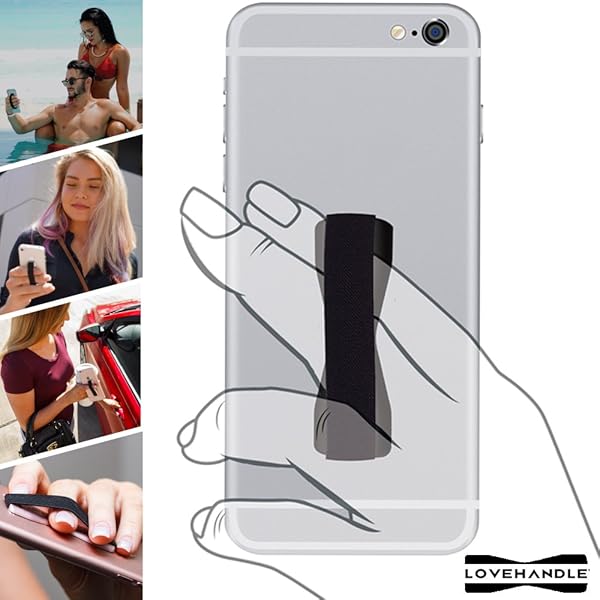 LOVEHANDLE LOVEHANDLE Universal Phone Grip - Pineapple Flower Design, Pack of 2 for Smartphones & Mini Tablets - View 5 of 10