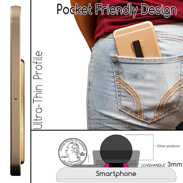 LOVEHANDLE LOVEHANDLE Universal Phone Grip - Pineapple Flower Design, Pack of 2 for Smartphones & Mini Tablets - View 6 of 10