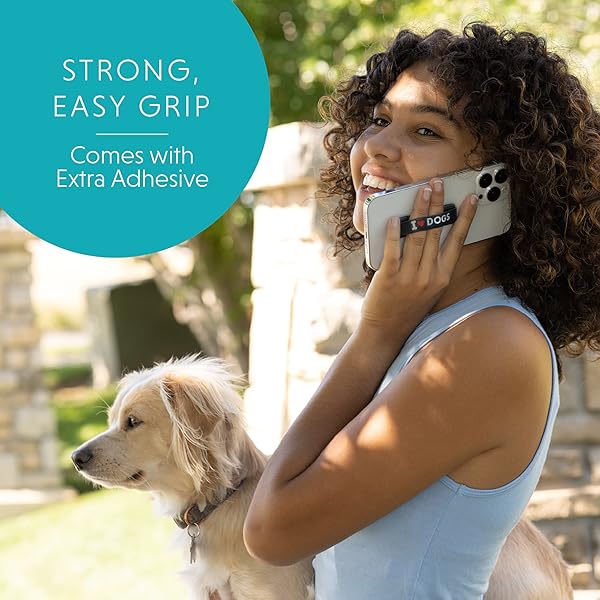 LOVEHANDLE LOVEHANDLE Universal Phone Grip: Chic Chevron Holder for Smartphones & Tablets - Wireless Charging Compatible, Made in the USA - View 5 of 8