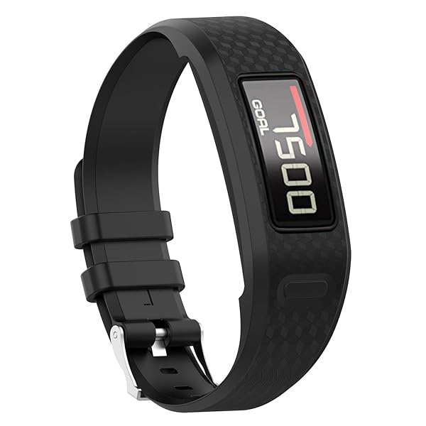 QGHXO QGHXO Soft Silicone Replacement Band for Garmin Vivofit 1 and 2 Available in Small Large and Ten Colors - View 5 of 7