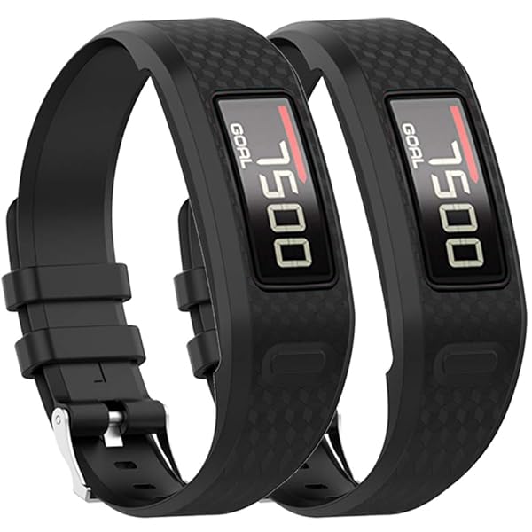 QGHXO QGHXO Soft Silicone Replacement Band for Garmin Vivofit 1 and 2 Available in Small Large and Ten Colors