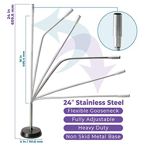 ECS ECS WordSeeker Professional Gooseneck Conference Microphone Adjustable Podium Mic Heavy Duty Stainless Steel Neck 3.5 mm - View 4 of 9