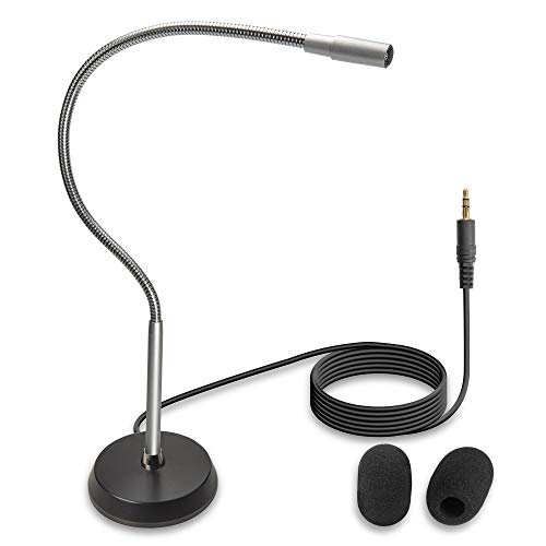 ECS ECS WordSeeker Professional Gooseneck Conference Microphone Adjustable Podium Mic Heavy Duty Stainless Steel Neck 3.5 mm - View 2 of 9