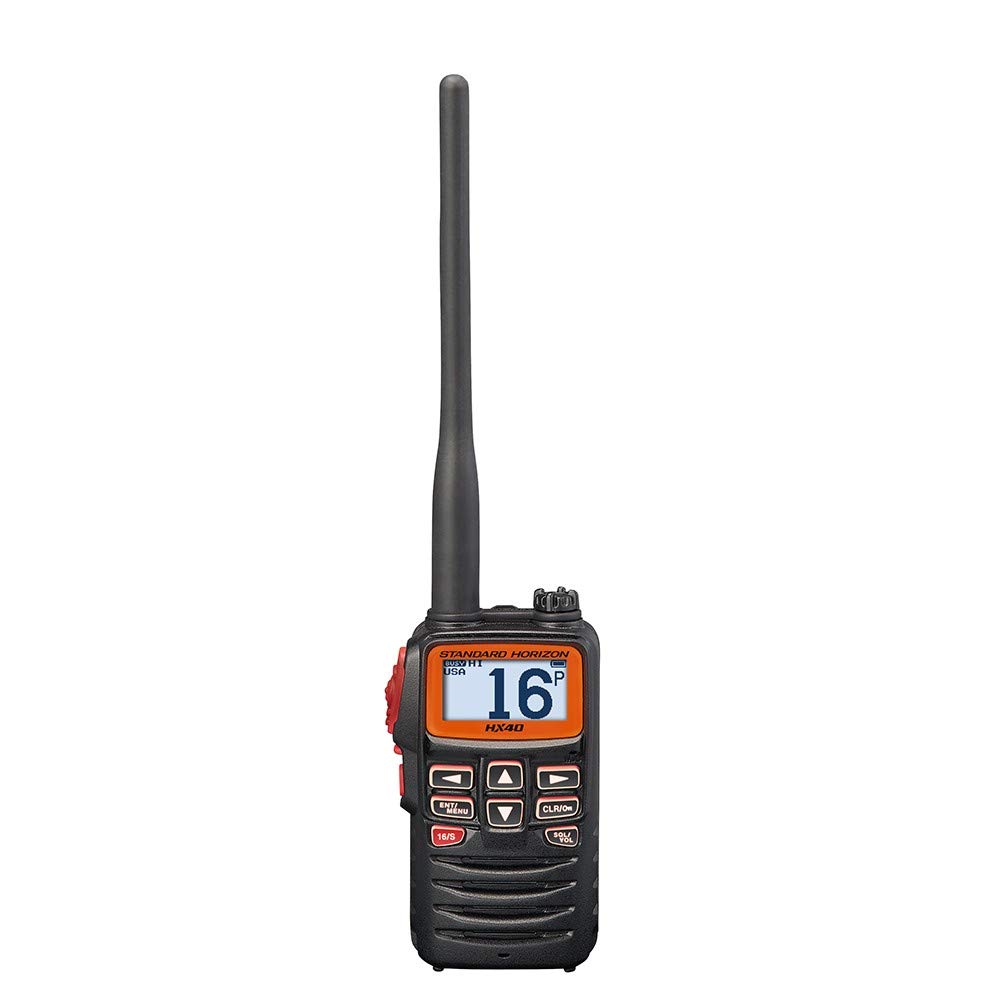 Standard Standard Horizon Hx40 Ultra Compact 6w Marine Vhf Transceiver Handheld Fm Band