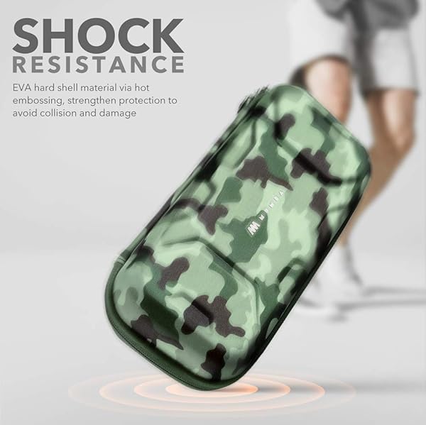 Mumba Mumba Carrying Case for Nintendo Switch Deluxe Protective Travel Pouch for Console and Accessories Large Capacity Dual Protection - View 3 of 9