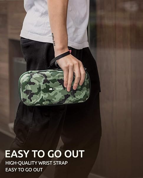 Mumba Mumba Carrying Case for Nintendo Switch Deluxe Protective Travel Pouch for Console and Accessories Large Capacity Dual Protection - View 8 of 9