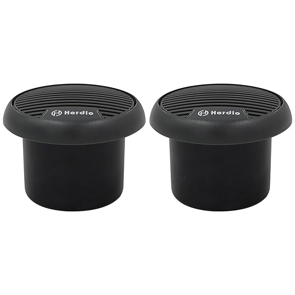 Herdio Herdio 3 Inch 12V Marine Boat Bluetooth Stereo Receiver Motorcycle Speakers Digital Media Audio System Round Flush Mount 140 Watt Pair - View 3 of 8