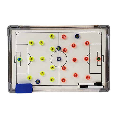 Murray Sporting Goods Magnetic Soccer Coaches Clipboard | Large Dry Erase Tactics Board for Strategy & Lineup