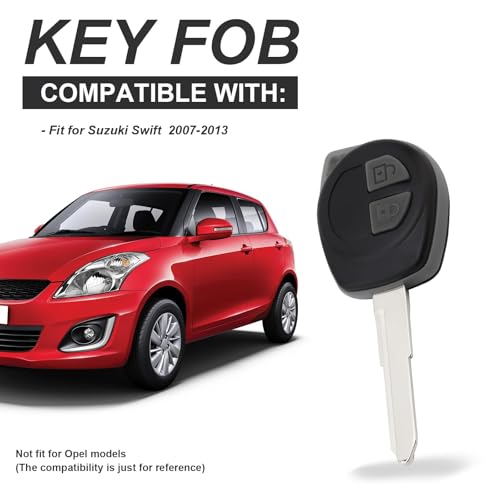 ePathChina Keyless Flip Remote Key Fob with ID46 Chip for Suzuki Swift SX4 Alto JIMNY Vitara IGNIS Splash 2007-2013 433MHz 2 Buttons - View 5 of 9