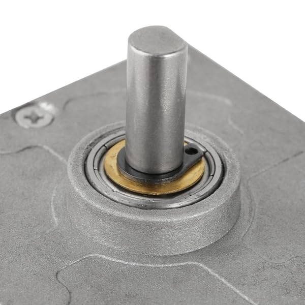 Hilitand DC12V/24V 35W Mini Gear Motor - Adjustable Speed, Metal, CW/CCW, 600RPM for DIY Projects - View 4 of 10