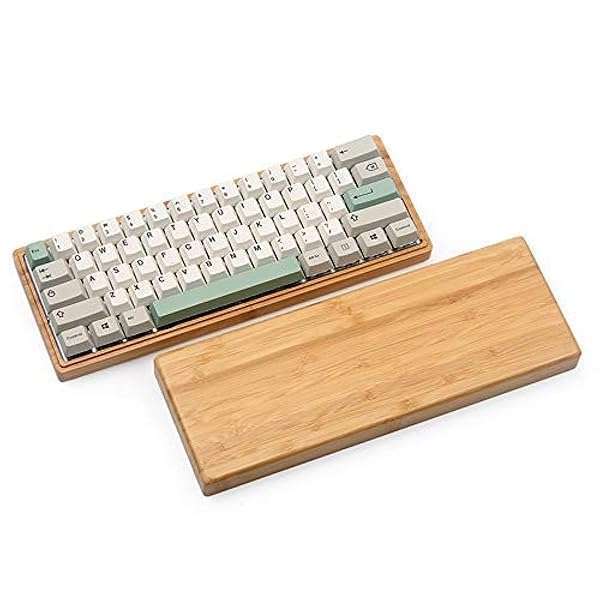 kbdfans Premium Bamboo Wood Case for GH60 & DZ60 Mechanical Keyboards - 60% Custom Design