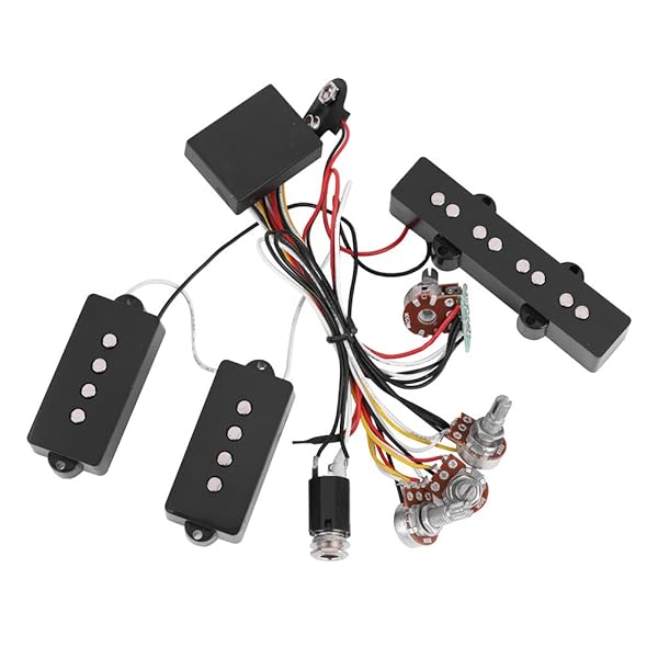 Upgrade Your Sound: 3 Band Active & Passive EQ Bass Pickup Replacement for Electric Bass Guitars
