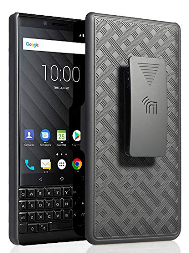 Nakedcellphone BlackBerry KEY2 Case with Clip & Kickstand Holster - Nakedcellphone Rotating Belt Combo - View 3 of 8