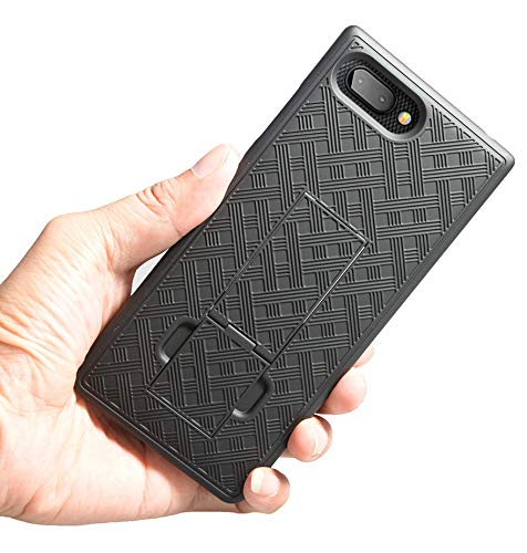 Nakedcellphone BlackBerry KEY2 Case with Clip & Kickstand Holster - Nakedcellphone Rotating Belt Combo - View 5 of 8