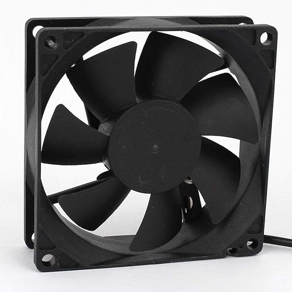 LDEXIN LDEXIN 2pcs 90mm Computer Cooling Fan for Cases 2 Pin DC 24V 0.2A Black High Performance - View 4 of 5