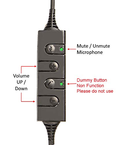 WirelessFinest Quick Disconnect QD to USB Adapter for Plantronics Headsets - Mute & Volume Control for Computers & VOIP - View 4 of 6