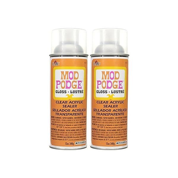 Mod Podge 1470 Clear Acrylic Sealer 12 oz Gloss for Crafting and DIY Projects