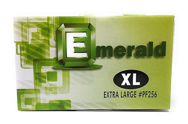 DIGI GLOVES Emerald Digi-Gloves Extra Large Latex Powder Free Pack of 100 for Superior Protection and Comfort - View 3 of 3